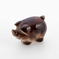 Статуэтка, Raritetus, "Поросёнок", фарфор, роспись, ЛФЗ, СССР, 1970-1991 гг. Однажды