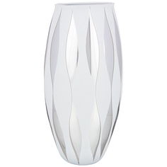 Ваза Amarillys Hilary Silver/white высота 26см Venera