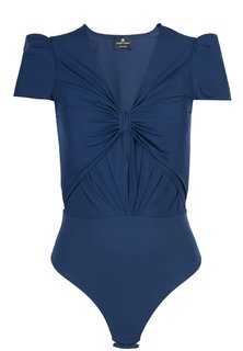 Боди женское Elisabetta Franchi 114570 синее 44 IT