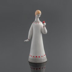 Статуэтка, Raritetus, "Аленький цветочек", фарфор, роспись, СССР, 1950-1960 гг. Однажды