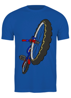 Футболка мужская Printio Велосипед синий S