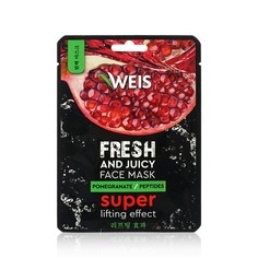 Лифтинг-маска для лица WEIS Fruit Mask с экстрактом граната и пептидами, 25 г