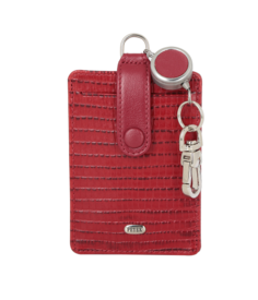 Бейдж Petek 1855 602.041.10 красный, под рептилию