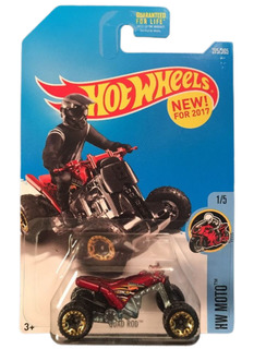 Машинка Hot Wheels коллекционная QUAD ROD бордовый/черный DVC00