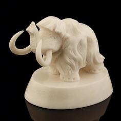 Статуэтка из рога лося «Шерстистый мамонт» Russia The Great