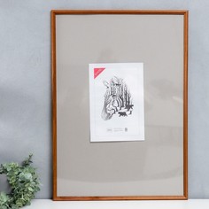 Zebra Фоторамка дерево 50х70 см 1701 пластиковый экран Зебра