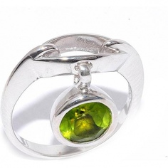 Кольцо с хризолитами из серебра Silver wings 21vseve01156-19 16