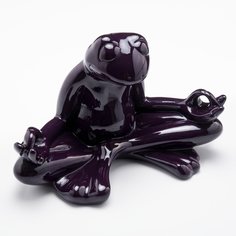 Статуэтка "Лягушка Flo", керамика, глазурь, фирма "Creazioni", Италия, 2000-2020 гг. Однажды