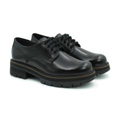 Полуботинки женские Clarks Orianna Derby 26161650 черные 37 EU