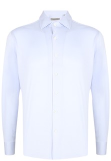 Рубашка мужская Corneliani 128423 голубая 42