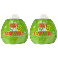 KM Охлаждающий гель после загара для лица и тела Aloe Vera, 100 мл, 2 уп. Cafe Mimi
