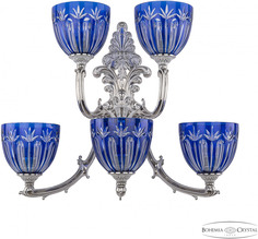 Бра Verona 7211B15/3+2/210 NW P1 U Clear-Blue/H-1I Bohemia