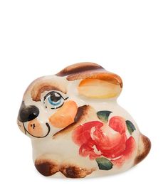 Фигурка "Кролик" цв. (Гжельский фарфор) ГЛ-840 113-7010982 Народные промыслы