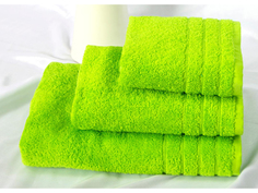 Полотенце махровое 02-029 салатовый 50*100 +/-2см Clever