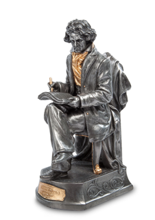 Статуэтка "Бетховен" (black/gold) WS-50 Veronese Design