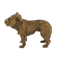 Бронзовая статуэтка собаки «Бульдог» Russia The Great