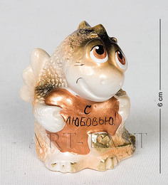 Фигурка гипсовая Змея в мешке , золото. GYP-13/01 113-15638 Art East