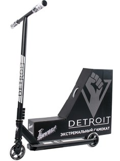Самокат трюковый Haevner Detroit белый/черный