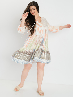 Платье женское SAMOON by GERRY WEBER 880008-21211-9702 зеленое 50