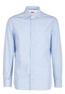 Рубашка мужская ISAIA 88174 голубая 41