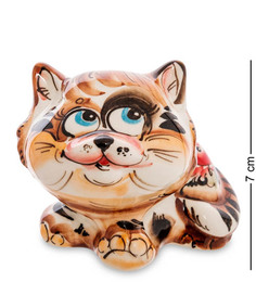 Фигурка Кот Вася цв. (Гжельский фарфор) ГЛ-565 113-706768 Art East