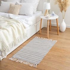 Ковер Strip Grey 60х100 ± 3 см, 1400 гр/м2, 100% хлопок No Brand
