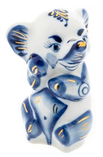 Статуэтка, Raritetus, "Слоненок", фарфор, роспись, ООО "ГЗХР", Россия, 1992-2015 гг. Однажды