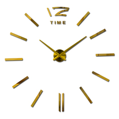 3D настенные часы MIRRON/120.11-З/120 см No Brand