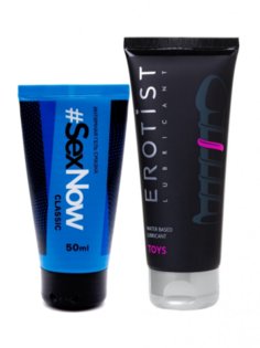 Интимная смазка SexNow Classic 50 мл и гель лубрикант Erotist Toys для игрушек 100 мл