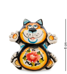 Фигурка Кот-Счастье цв. (Гжельский фарфор) ГЛ-520 113-706621 Art East