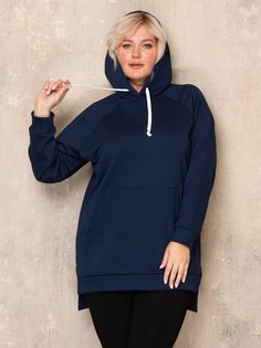 Худи женское Sparada Нью-Йорк синее 56-58 RU