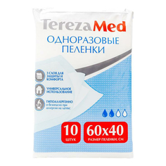 Пеленки одноразовые Terezamed 60x40 см 10 шт.