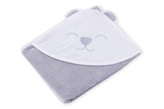 Полотенце Forest kids Cute Bear, Grey, с капюшоном, 286840-6