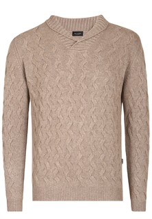 Свитер мужской Sand 136856 коричневый XL