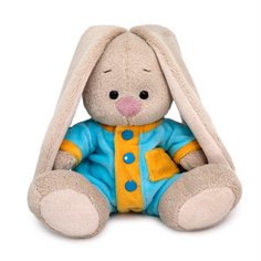 Мягкая игрушка BUDI BASA Зайка Ми, в голубом комбинезоне, 15 см, SidX-499