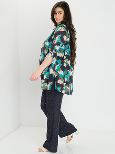 Рубашка женская SAMOON by GERRY WEBER 860025-21207-8572 синяя 42