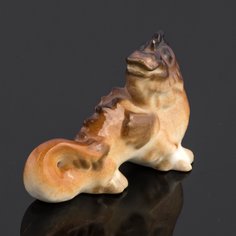 Статуэтка "Дракон", фарфор, роспись, ЛФЗ, СССР, 1970-1991 гг. Однажды