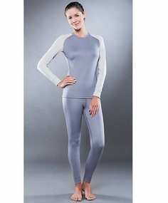 Комплект женского термобелья Guahoo: рубашка + лосины (561 S-GY / 561 P-GY) (XL)