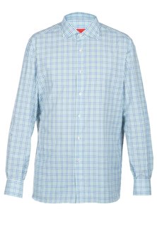 Рубашка мужская ISAIA 92468 голубая 42