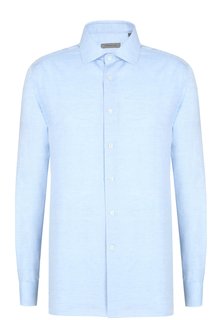Рубашка мужская Corneliani 113884 синяя 41