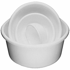 Миска d=24 см h=10 см 2.8 л полипропилен Paderno 4142387