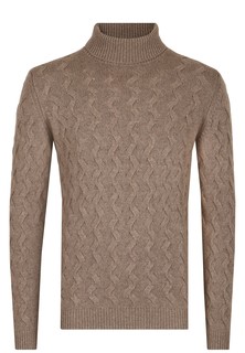 Свитер мужской Sand 136854 коричневый M