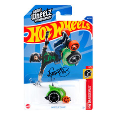 Машинка Hot Wheels коллекционная WHEELIE CHAIR зеленый/оранжевый HCV38