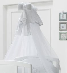 Балдахин тюлевый для изголовья Happy Family белый Italbaby