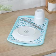 Альтернатива Поднос с вкладышем для сушки посуды, 40×24 см, цвет МИКС Alternativa