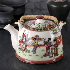 Чайник заварочный Парк, 900 мл, 17×14×12 см, с металлическим ситом No Brand
