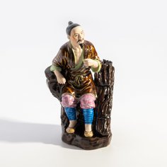 Статуэтка, Raritetus, "Дровосек Чжу Майчэн", фарфор, бисквит, Китай, 1940-1960 гг. Однажды