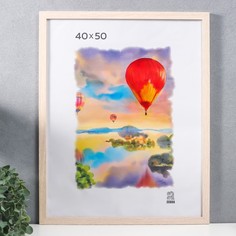 Zebra Фоторамка МДФ 40х50 см 101 пластиковый экран Зебра