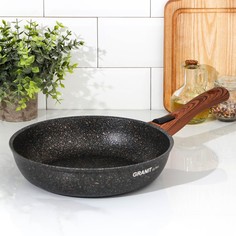 KUKMARA Сковорода Granit ultra original, d=26 см, съёмная ручка, антипригарное покрытие, ц