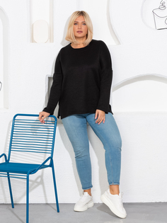 Блуза женская Sparada Лейсан2 черная 58 RU